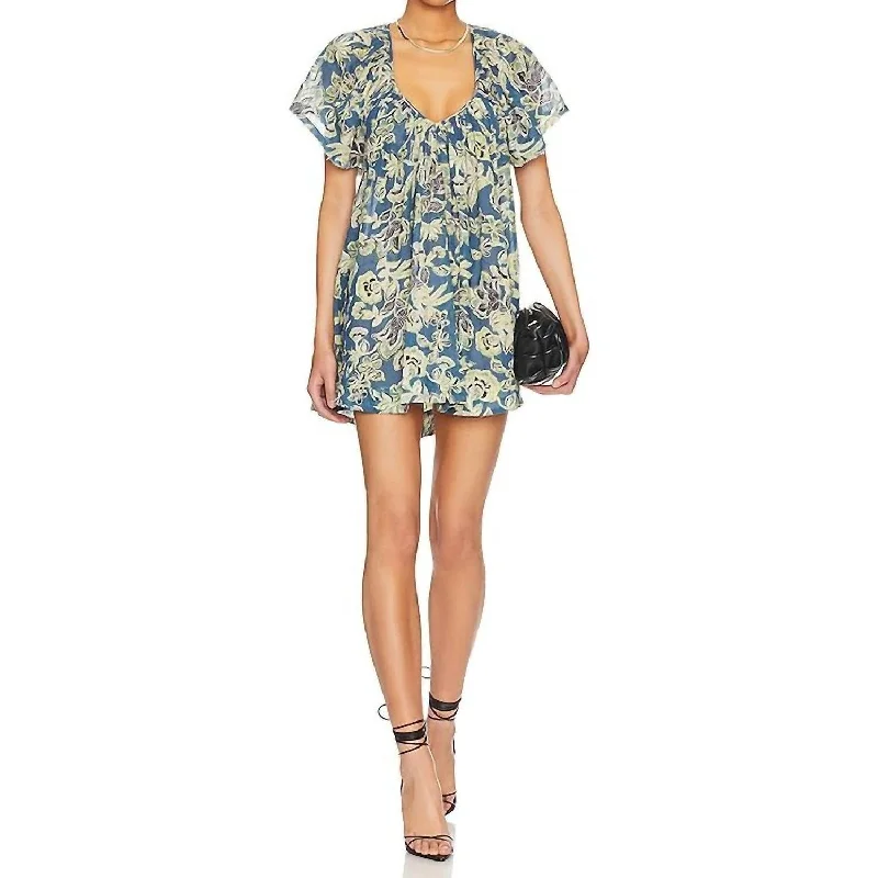 Free People - Kauai Getaway Printed Mini Dress