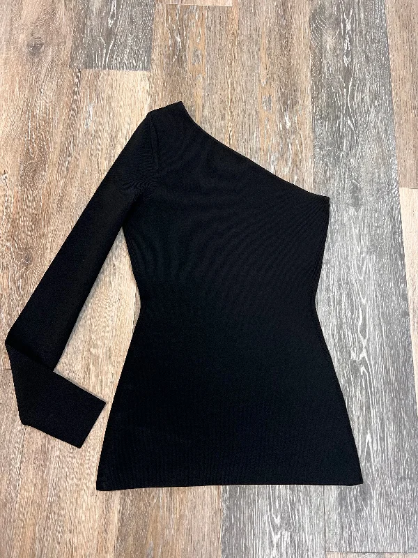 Top Long Sleeve Designer By VB Body By Victoria Beckham In Black, Size: S