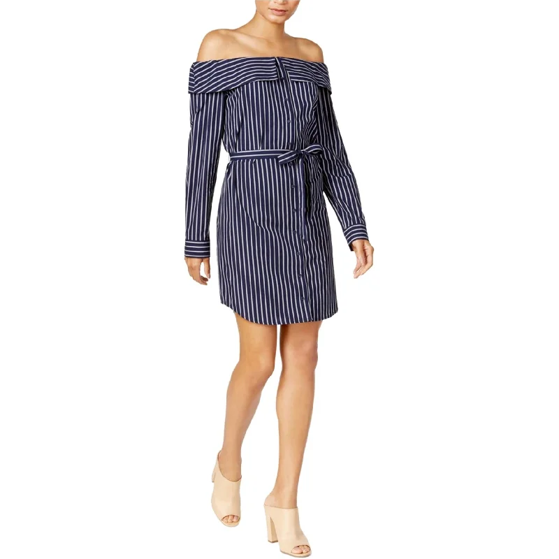 Kensie Womens Striped Mini Dress