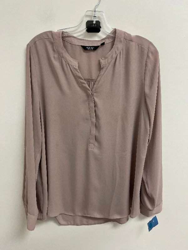 Top Long Sleeve By Simply Vera In Purple, Size: L