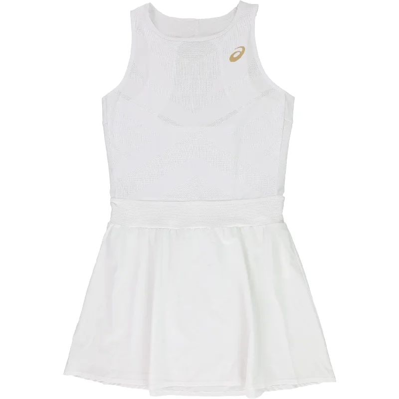 ASICS Womens Tennis 2-Piece Mini Dress, White, X-Small