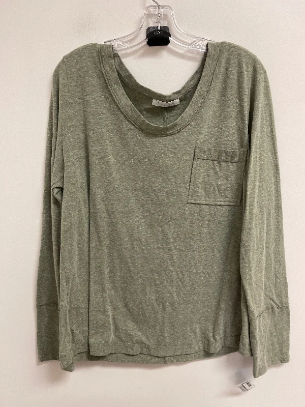 Top Long Sleeve By Ces Femme In Green, Size: M