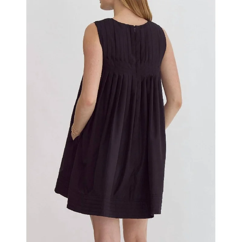 Entro - Pleated Mini Dress