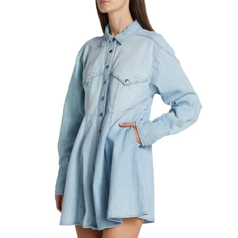 Free People - Sammi Denim Mini Dress