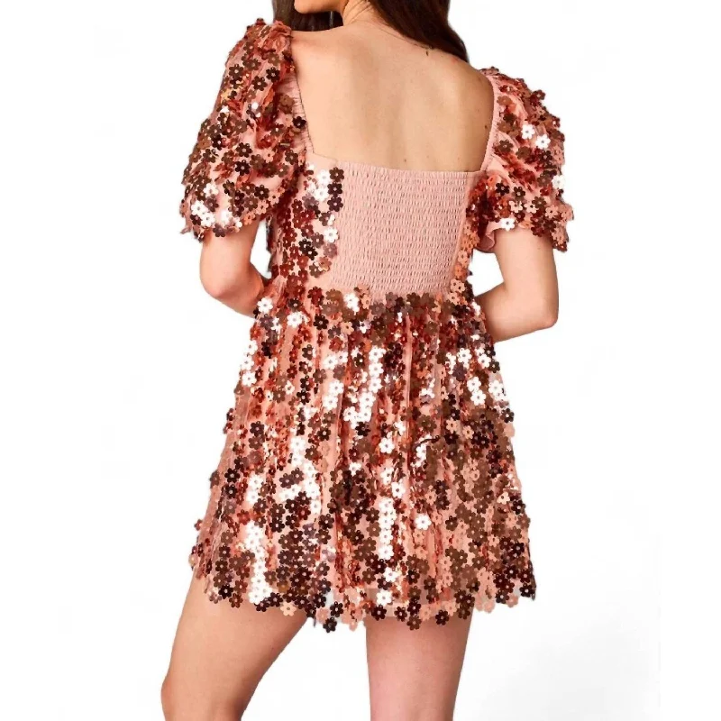 Buddylove - Colby Puff Sleeve Mini Dress