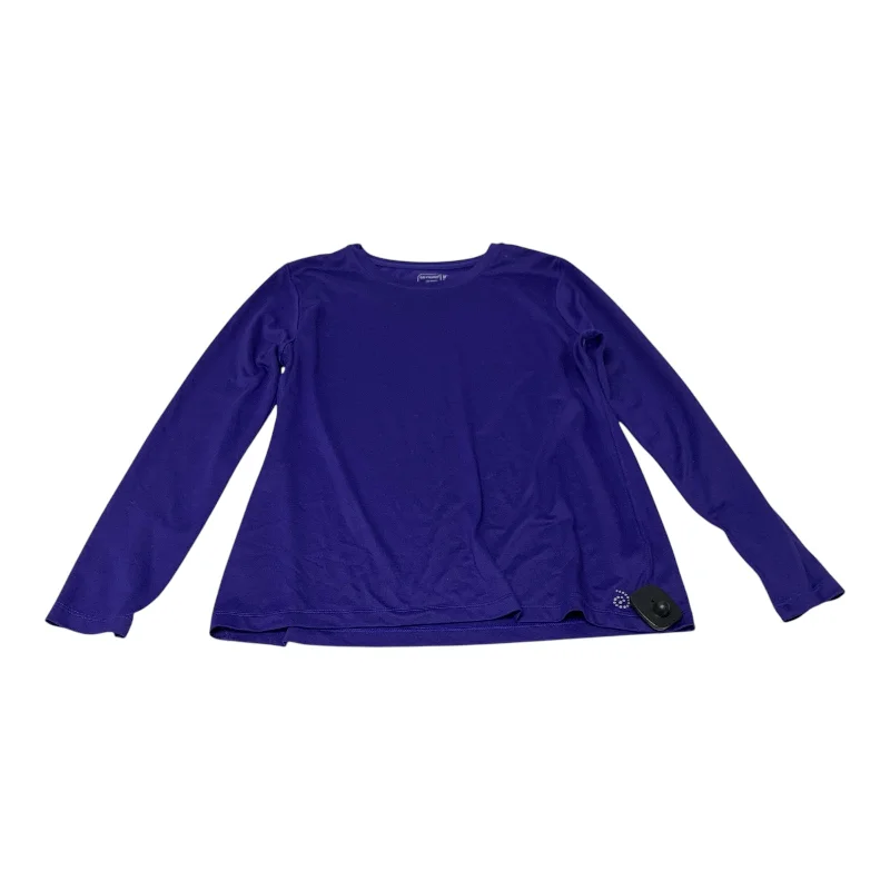 Top Long Sleeve By Be Inspired In Purple, Size: M