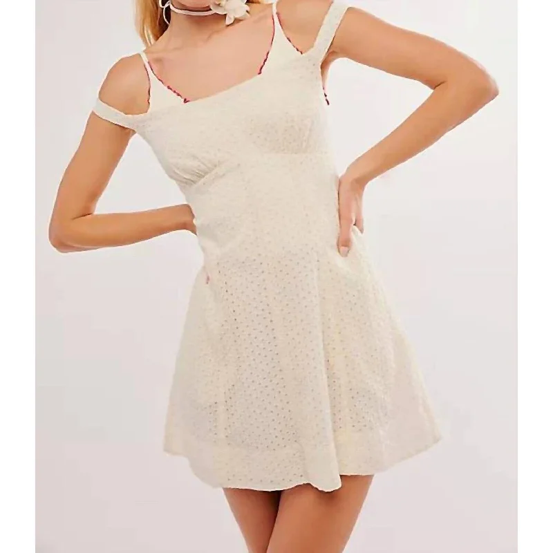 Free People - Berry Kiss Mini Dress