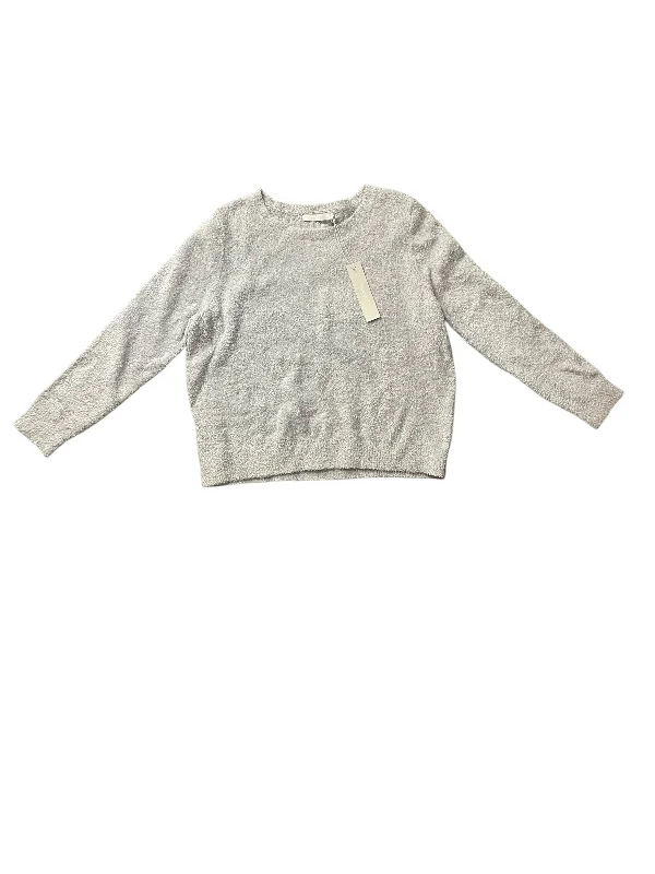 Top Long Sleeve Basic By Clothes Mentor In Grey, Size: M