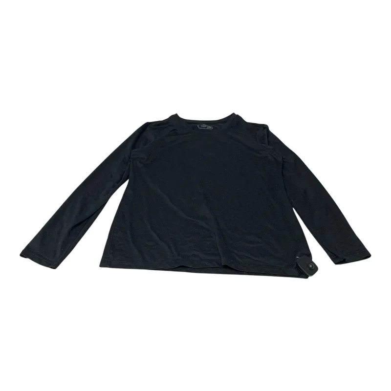 Top Long Sleeve By Be Inspired In Black, Size: M