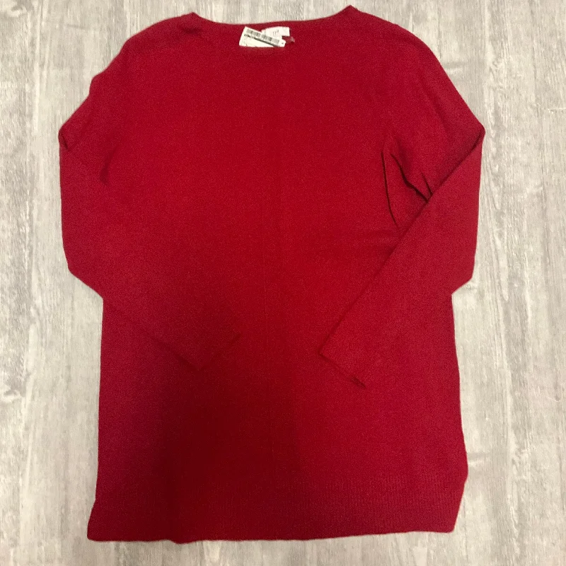 Top Long Sleeve By J. Jill In Red, Size: S