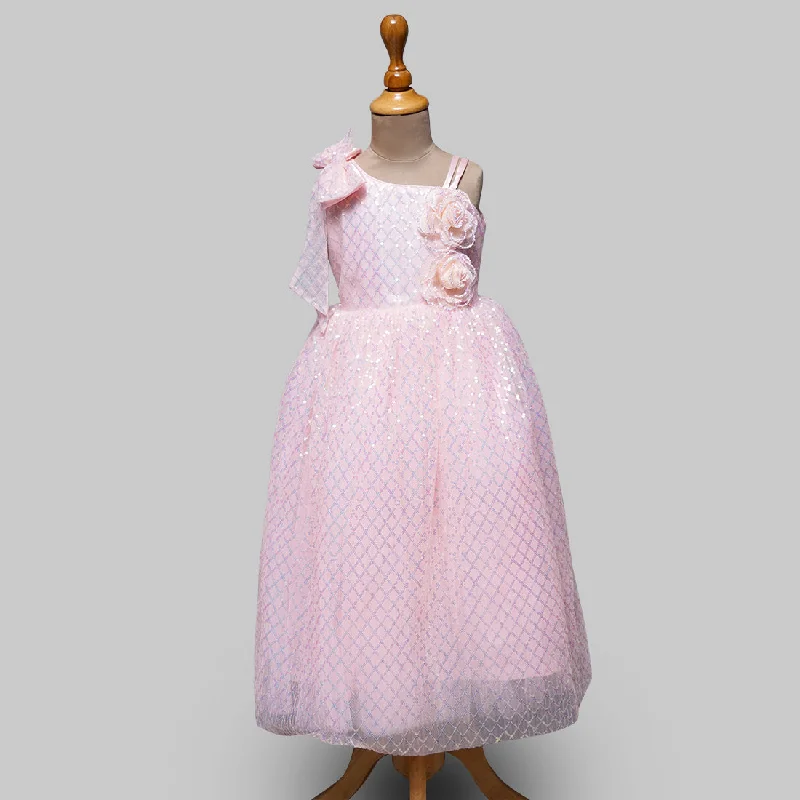 Pink Party Wear Gown for Kids