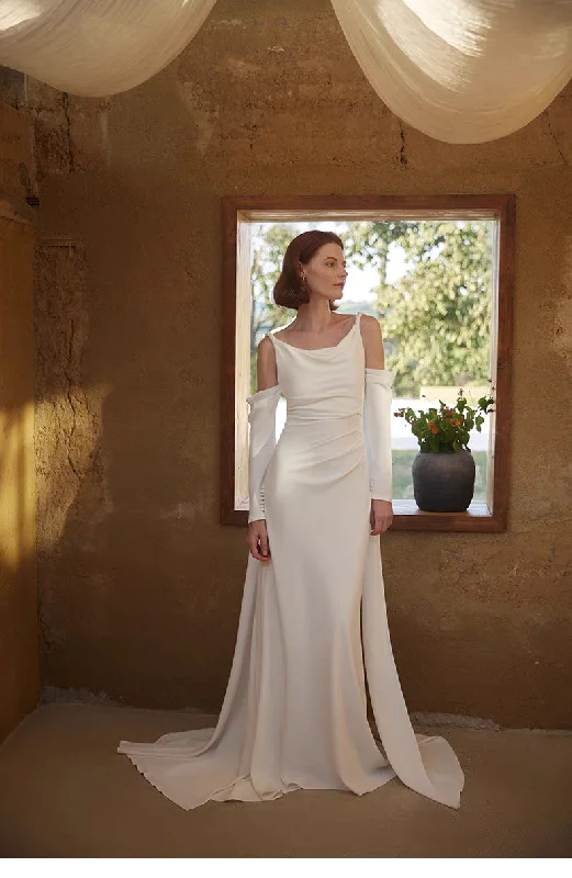 Simple Informal Vintage Wedding Dress