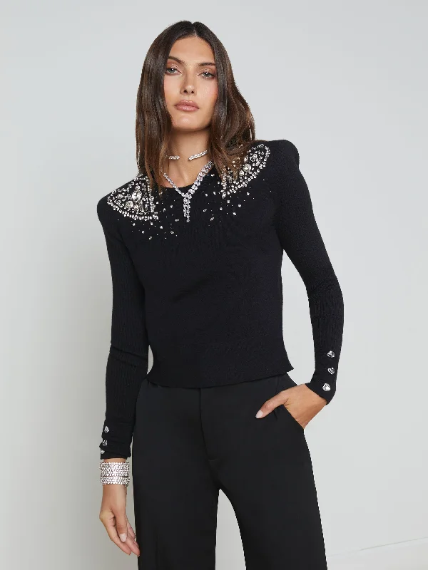 Cesca Embellished Pullover