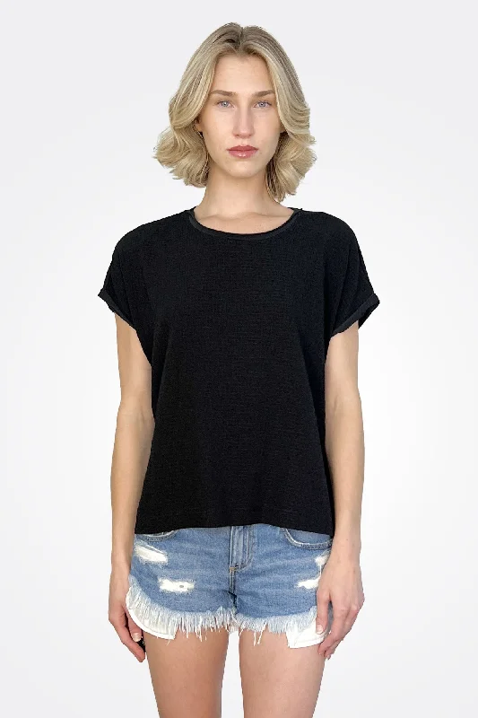 Scrunch Blouse - Black