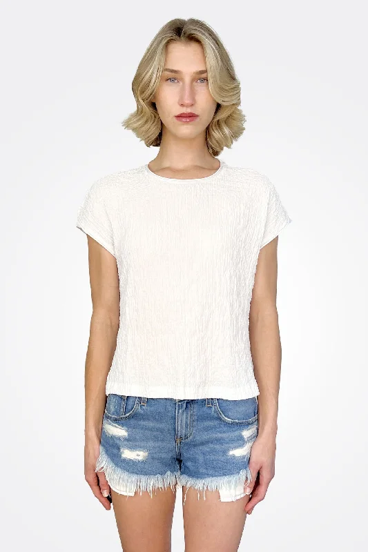 Scrunch Blouse - White