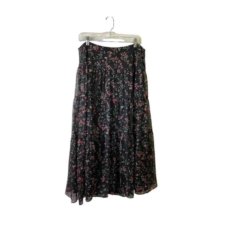 Skirt Maxi By Ralph Lauren In Floral Print, Size:12