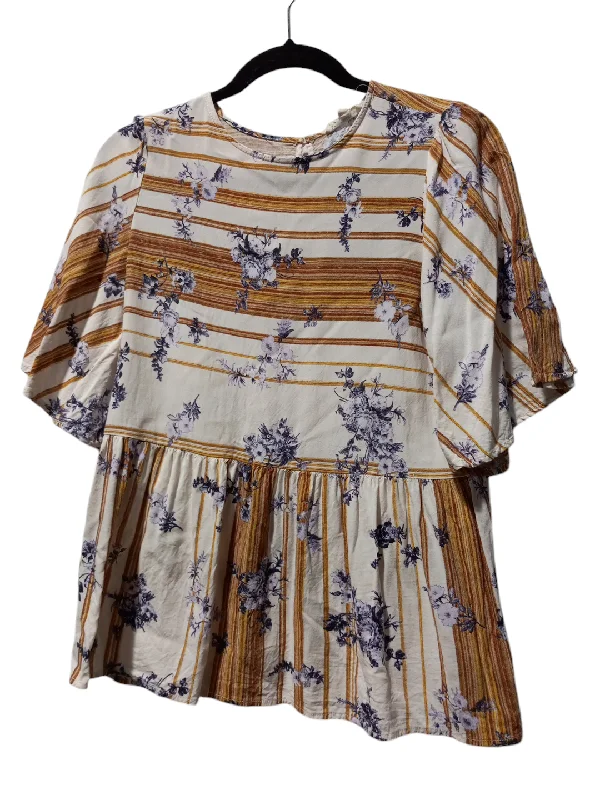 Top Short Sleeve By Entro In Floral Print, Size: S