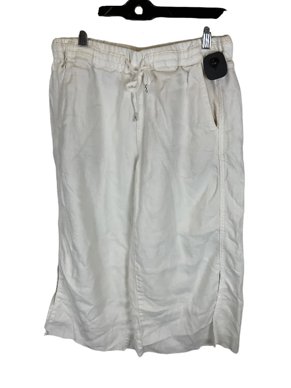 Pants Wide Leg By Anthropologie In Cream, Size: Xs