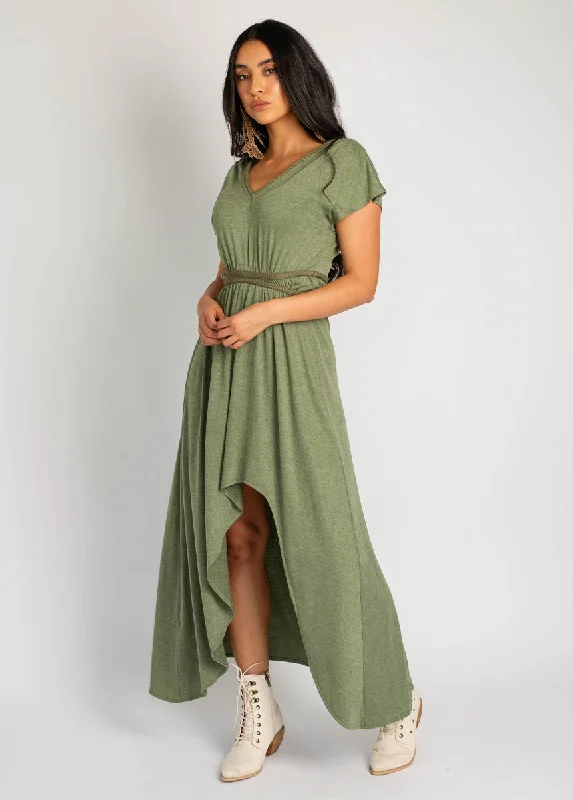 Novalie Dress in Heather Moss