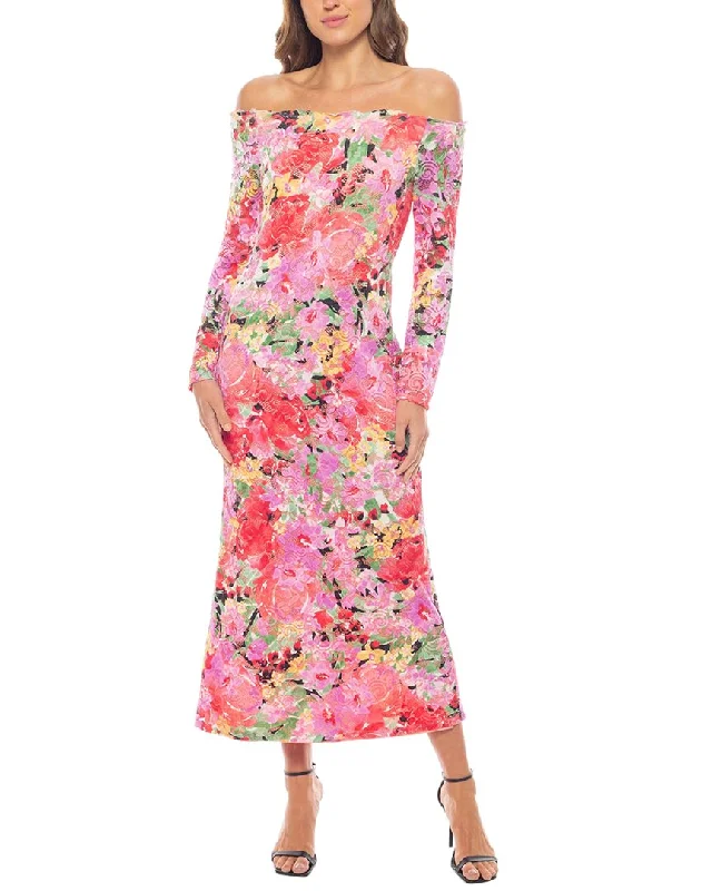 Marina Printed Midi Dress