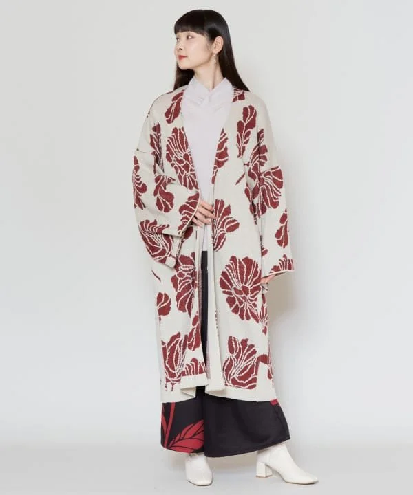 ATTAKEE - FUYUNUKUSHI - Knit Long Haori Cardigan