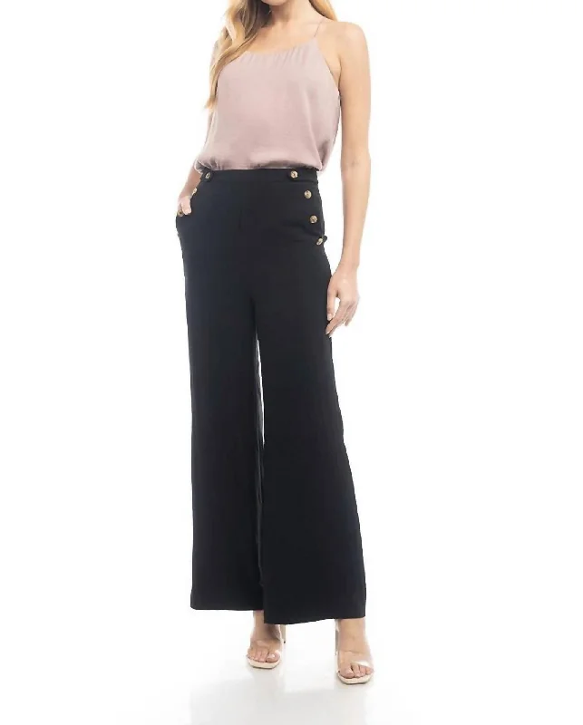 Sailor Flared Pant In Black