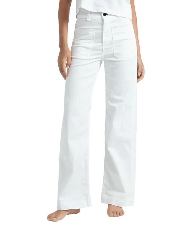 Sailor Twill Pant In Ivory