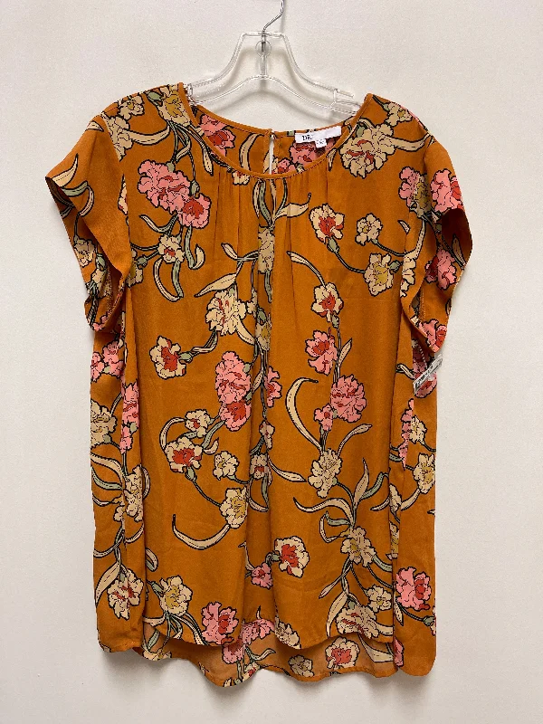 Top Short Sleeve By Dr2 In Orange, Size: Xl